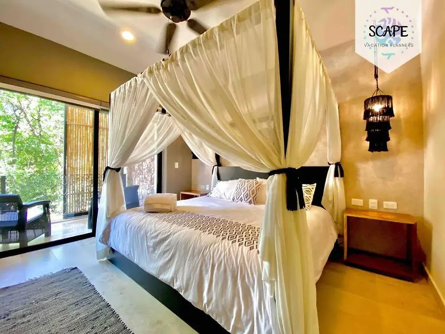 - Cozy And Beautiful Apt 2Br @Aldea Zama W/ Pool - Apartment Tulum