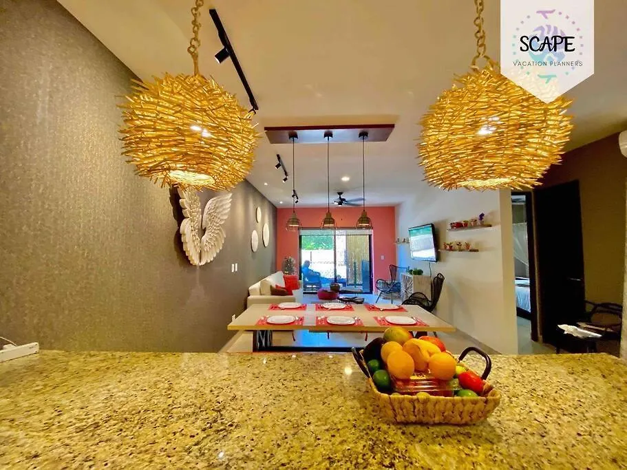 - Cozy And Beautiful Apt 2Br @Aldea Zama W/ Pool - Apartment Tulum