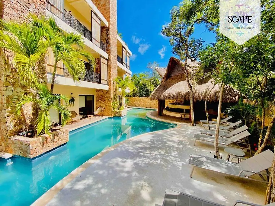 - Cozy And Beautiful Apt 2Br @Aldea Zama W/ Pool - Apartment Tulum
