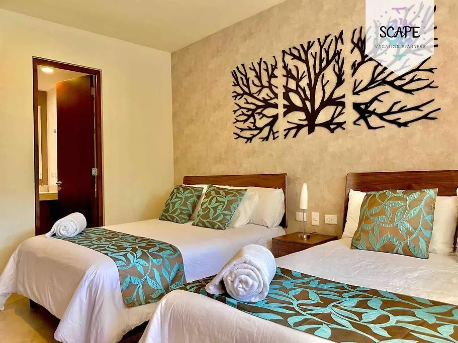 - Cozy And Beautiful Apt 2Br @Aldea Zama W/ Pool - Apartment Tulum