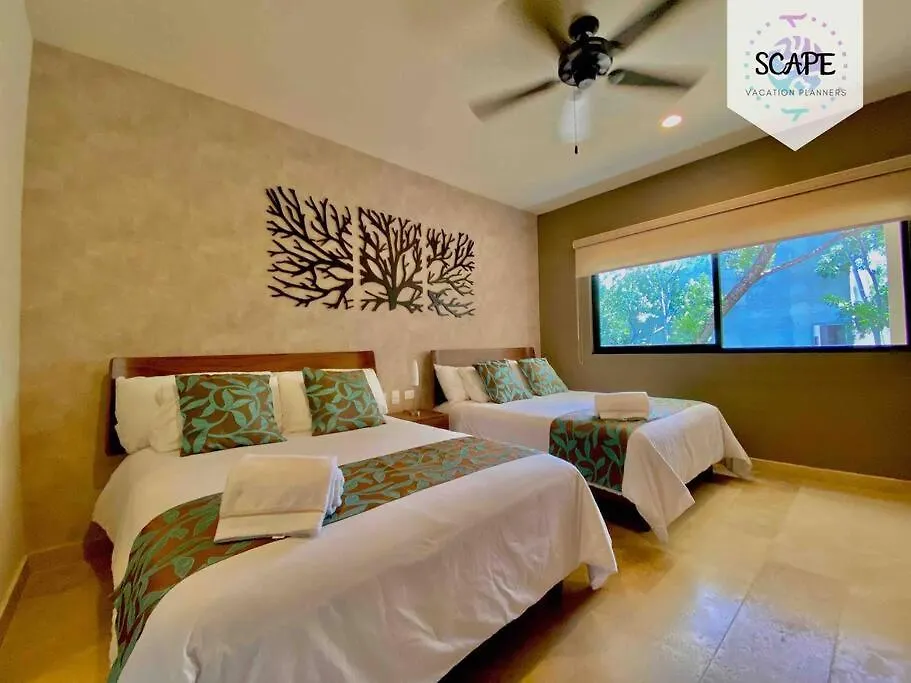- Cozy And Beautiful Apt 2Br @Aldea Zama W/ Pool - Apartment Tulum 0*,
