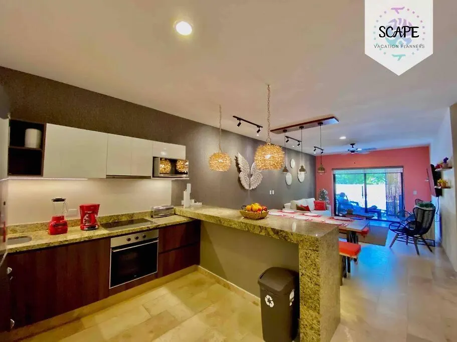 - Cozy And Beautiful Apt 2Br @Aldea Zama W/ Pool - Apartment Tulum