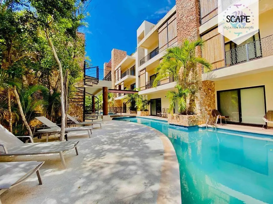 - Cozy And Beautiful Apt 2Br @Aldea Zama W/ Pool - Apartment Tulum