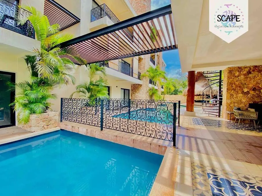 - Cozy And Beautiful Apt 2Br @Aldea Zama W/ Pool - Apartment Tulum Mexico