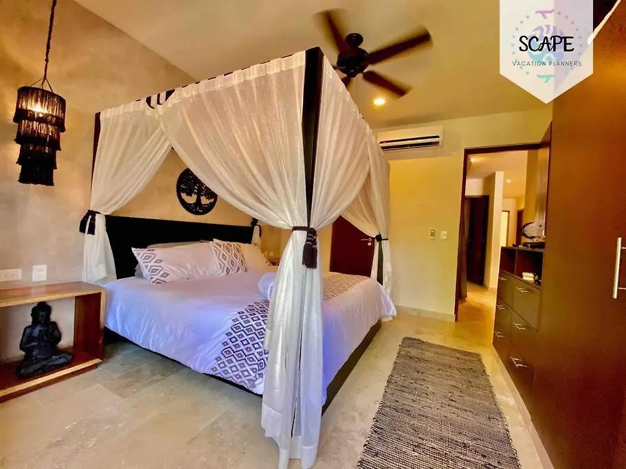 - Cozy And Beautiful Apt 2Br @Aldea Zama W/ Pool - Apartment Tulum 0*,  Mexico